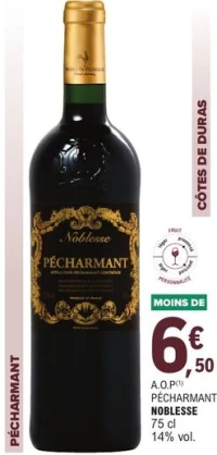 A.O.P Pécharmant Noblesse