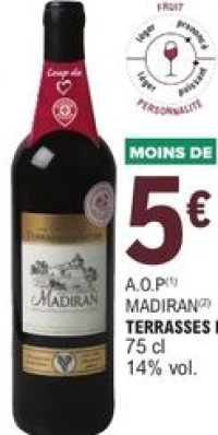 A.O.P Madiran Terrasses d'Autan