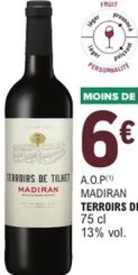 A.O.P Madiran Terroirs de Tilhet