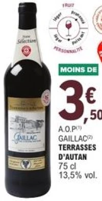 A.O.P Gaillac Terrasses d'Autan