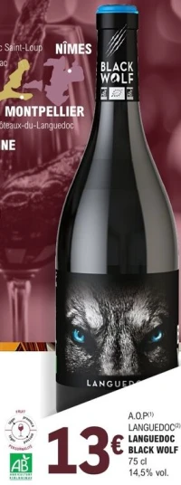A.O.P Languedoc Black Wolf