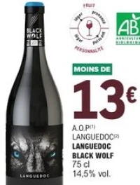 A.O.P Languedoc Black Wolf Bio