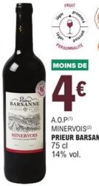 A.O.P Minervois Prieur Barsanne