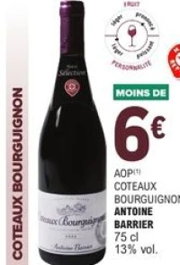 AOP Coteaux Bourguignon Antoine Barrier