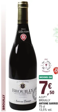 A.O.P BROUILLY ANTOINE BARRIER