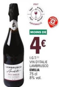 Vin d'Italie Lambrusco Emilia 75 cl