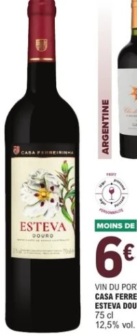 Vin du Portugal Casa Ferreirinha Esteva Douro