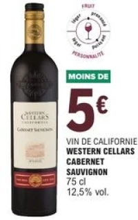 Vin de Californie Western Cellars Cabernet Sauvignon