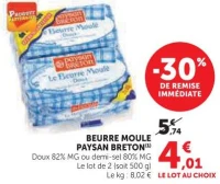 BEURRE MOULE PAYSAN BRETON
