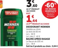 DEODORANT MENNEN ou BAUME APRES RASAGE