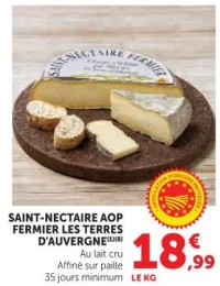 SAINT-NECTAIRE AOP FERMIER LES TERRES D'AUVERGNE
