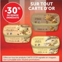 Glace Carte D'Or