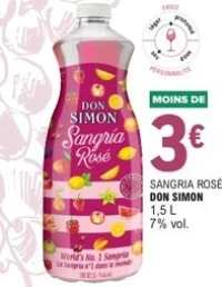 SANGRIA ROSÉ DON SIMON 1,5 L