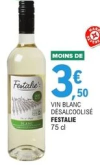 Vin blanc désalcoolisé