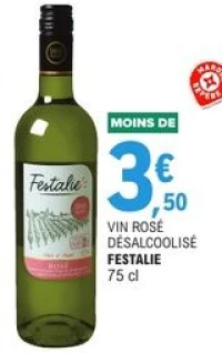 Vin rosé désalcoolisé