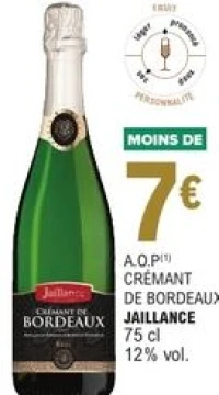 A.O.P Crémant de Bordeaux Brut Jaillance
