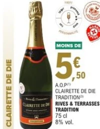 Clairette de Die Tradition Rives & Terrasses