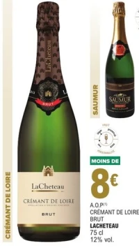 A.O.P Crémant de Loire Brut Lacheteau