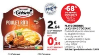 Plats Cuisinés La Cuisine d'Océane Poulet rôti et purée / paupiette de veau / saucisse grillée