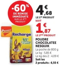 Recharge Poudre CHOCOLATEE NESQUIK