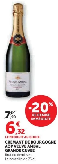 CREMANT DE BOURGOGNE AOP VEUVE AMBAL GRANDE CUVEE