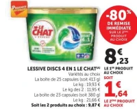 Lessive discs 4 en 1 Le Chat