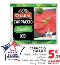 Carpaccio Charal Basilic