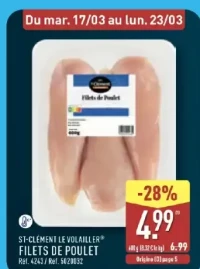 FILETS DE POULET
