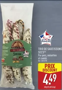 TRIO DE SAUCISSONS SECS