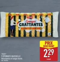 9 ÉPONGES VAISSELLE Résistantes et longue durée.