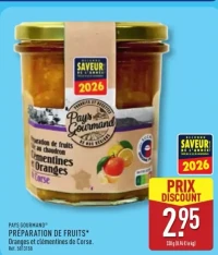 PRÉPARATION DE FRUITS