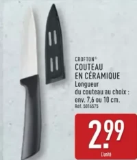 COUTEAU EN CÉRAMIQUE
