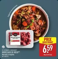 MORCEAUX DE BŒUF Marinés à mijoter