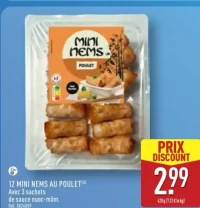 12 MINI NEMS AU POULET
