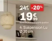 Suspension Lu Ø 30 cm