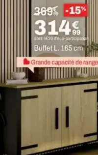Buffet L. 165 cm