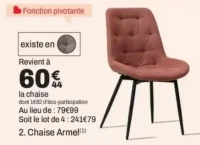 Chaise Armel
