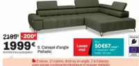 Canapé d'angle Palladio