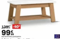 Table basse Elias L. 101 cm