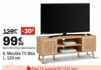 Meuble TV Béa L. 120 cm