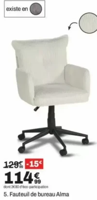 Fauteuil de bureau Alma