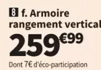 Armoire rangement vertical