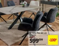 Table fixe 160 cm Heaven