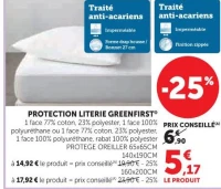 PROTECTION LITERIE GREENFIRST®