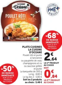 PLATS CUISINES LA CUISINE D'OCEANE Poulet rôti et purée