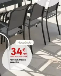 Fauteuil Piazza graphite