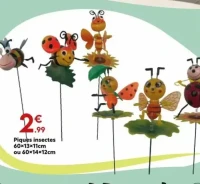 Piques insectes 60x13x11cm ou 60x14x12cm