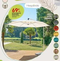 Parasol déporté Manoa Ø3m