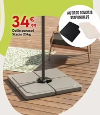 Dalle parasol Stacio 25kg