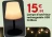 Promo Lampe d'extérieur rechargeable USB H.30cm